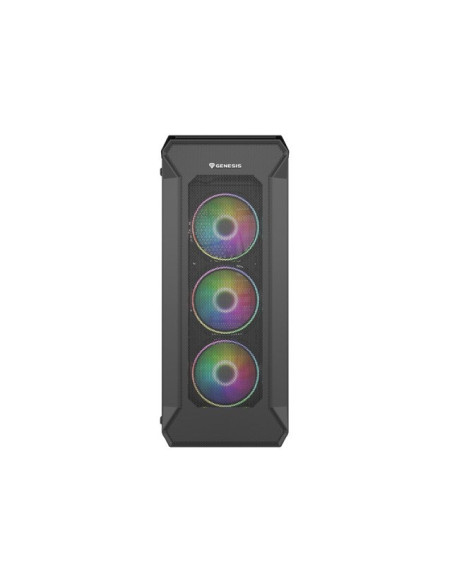 Obudowa Natec Genesis Irid 505 Argb Npc-1518 (Atx. Micro Atx. Mini Itx  Kolor Czarny)