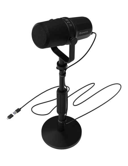 Mikrofon Genesis Radium 750D Studyjny Usb/Xlr Statyw