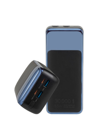 Rivacase Va1080 Bank Mocy Litowo-Polimerowy (Lipo) 30000 Mah Czarny, Niebieski