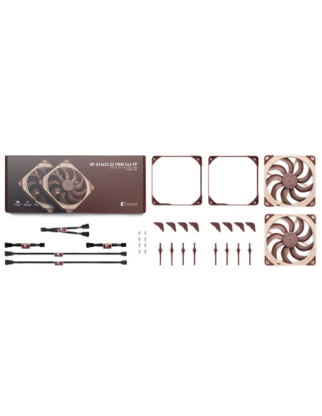 Noctua 140Mm Nf-A14X25 G2 Pwm Sx2 Pp - Zestaw Dwóch Wentylatorów