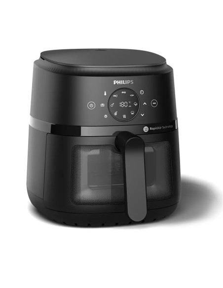 Philips 2000 Series Na220/00 Frytkownica Pojedyńczy 4,2 L Autonomiczny 1500 W Frytkownica Na Gorące Powietrze Czarny