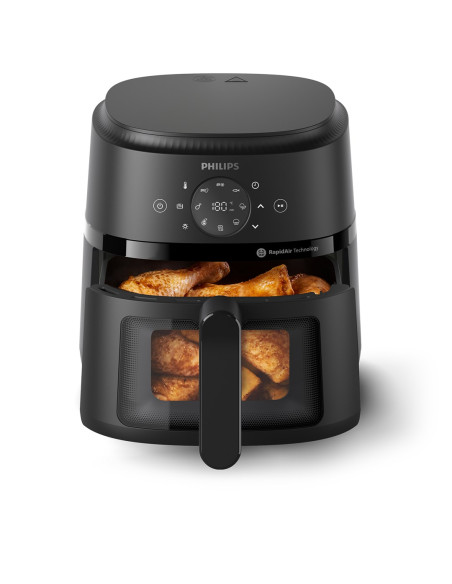 Philips 2000 Series Na220/00 Frytkownica Pojedyńczy 4,2 L Autonomiczny 1500 W Frytkownica Na Gorące Powietrze Czarny