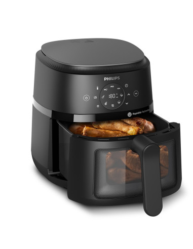 Philips 2000 Series Na220/00 Frytkownica Pojedyńczy 4,2 L Autonomiczny 1500 W Frytkownica Na Gorące Powietrze Czarny