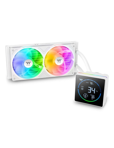 Thermaltake Th240-S V3 Argb Procesor Chłodnica Cieczy All-In-One 12 Cm Biały 1 Szt.