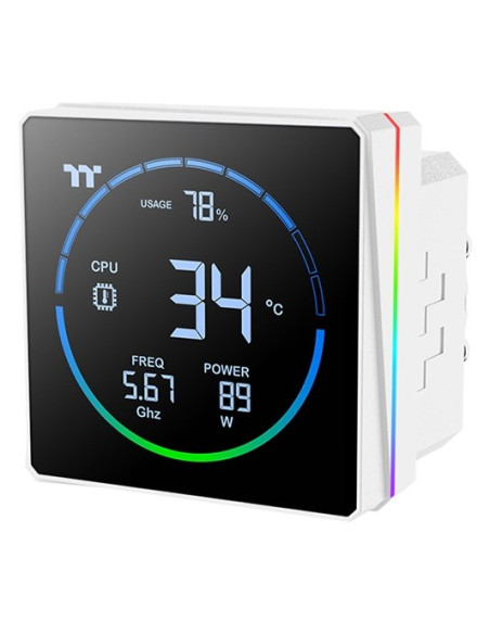 Thermaltake Th240-S V3 Argb Procesor Chłodnica Cieczy All-In-One 12 Cm Biały 1 Szt.