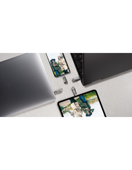 Sandisk Ultra Dual Drive Luxe Pamięć Usb 512 Gb Usb Type-A / Usb Type-C 3.2 Gen 1 (3.1 Gen 1) Stal Nierdzewna