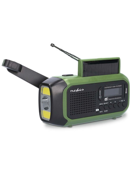 Nedis Rddbcr2000Gn Radio Przenośny Cyfrowy Czarny, Zielony