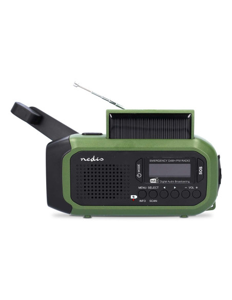 Nedis Rddbcr2000Gn Radio Przenośny Cyfrowy Czarny, Zielony
