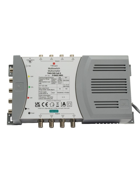 Multiswitch Tms-5/8S 5 Wejść / 8 Wyjść Triax