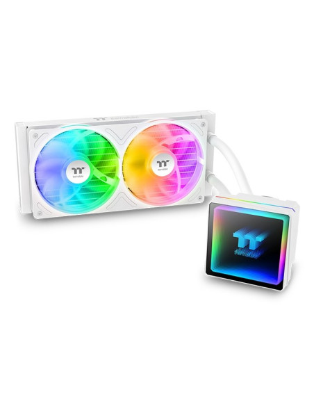 Thermaltake Th240 V3 Argb Procesor Chłodnica Cieczy All-In-One 12 Cm Biały 1 Szt.