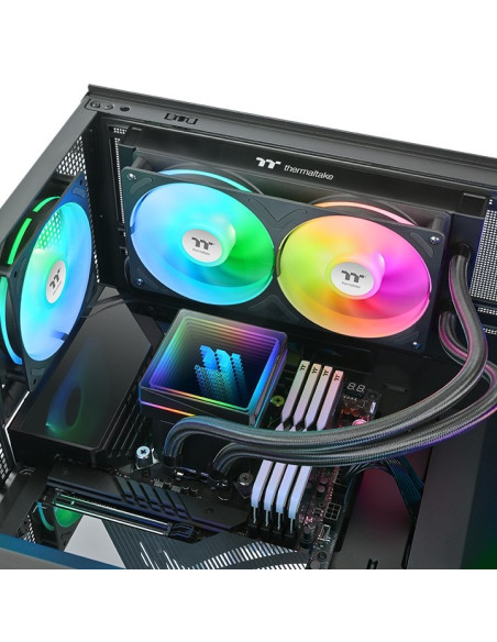 Thermaltake Th240 V3 Argb Procesor Chłodnica Cieczy All-In-One 12 Cm Czarny 1 Szt.