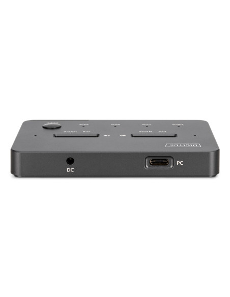 Digitus Stacja Klonująca Nvme Obudowa Usb3.1 Gen2 Type-C Nvme M.2 Ssd