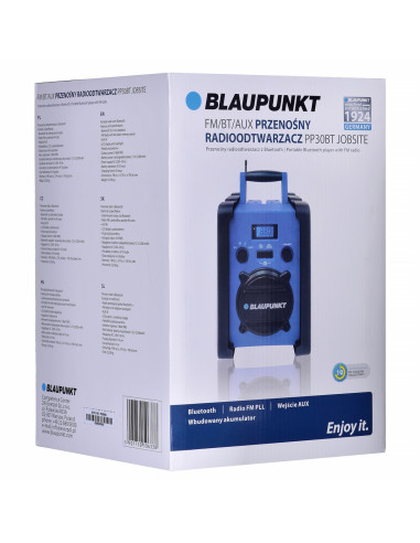 Radio Budowlane Blaupunkt Pp30Bt Jobsite