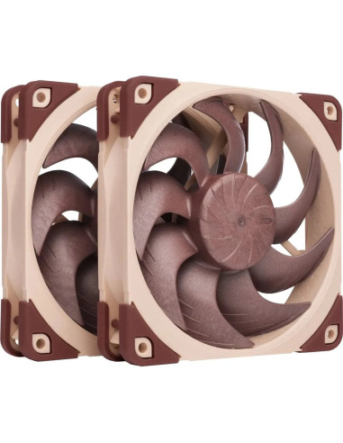 Noctua Nf-A12X25 G2 Pwm Sx2-Pp System Chłodzenia Komputerów Obudowa Komputera Wentylator 12 Cm Beżowy 2 Szt.