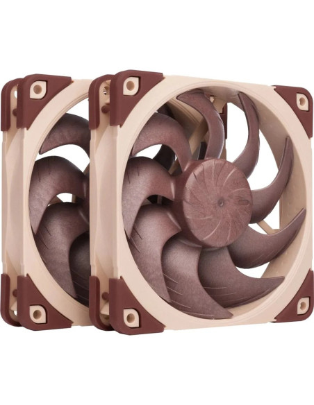 Noctua Nf-A12X25 G2 Pwm Sx2-Pp System Chłodzenia Komputerów Obudowa Komputera Wentylator 12 Cm Beżowy 2 Szt.