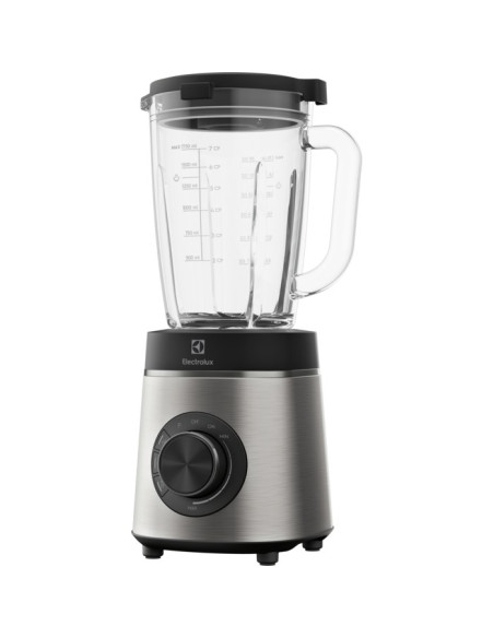Electrolux E6Tb1-6St 1,75 L Blender Stołowy 1400 W Czarny, Stal Nierdzewna, Przezroczysty