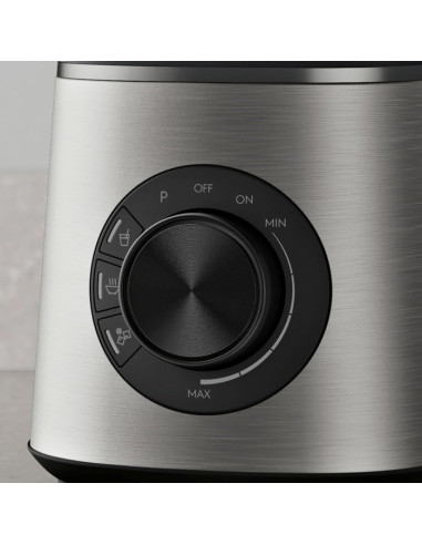 Electrolux E6Tb1-6St 1,75 L Blender Stołowy 1400 W Czarny, Stal Nierdzewna, Przezroczysty
