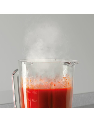 Electrolux E6Tb1-6St 1,75 L Blender Stołowy 1400 W Czarny, Stal Nierdzewna, Przezroczysty