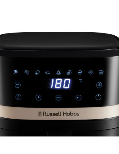 Russell Hobbs Satisfry Heißluftfritteuse Pojedyńczy 4,3 L Autonomiczny 1300 W Frytkownica Na Gorące Powietrze Czarny