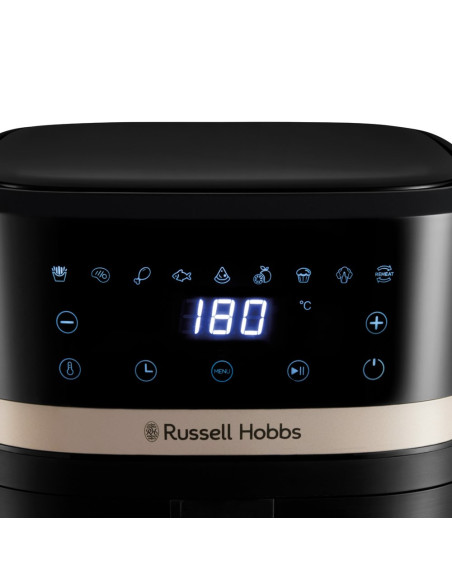 Russell Hobbs Satisfry Heißluftfritteuse Pojedyńczy 4,3 L Autonomiczny 1300 W Frytkownica Na Gorące Powietrze Czarny