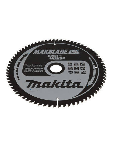 Makita Piła Tarczowa  255X30X72Z Makblade Plus Drewno