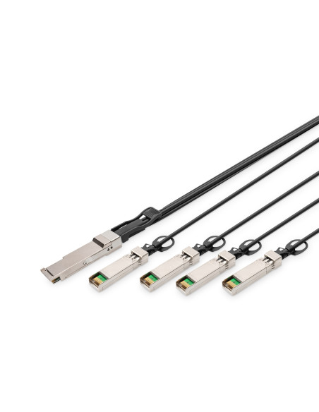 Digitus Kabel Bezpośrednio Podłączany 40G Qsfp+ Do 4 X Sfp+ 1 M