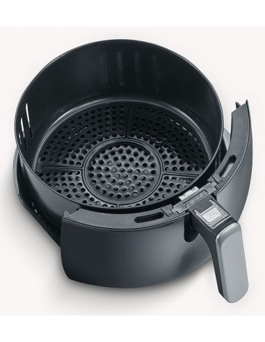 Severin Fr 2445 Frytkownica Pojedyńczy 5 L Autonomiczny 2000 W Frytkownica Na Gorące Powietrze Czarny, Metaliczny, Srebrny