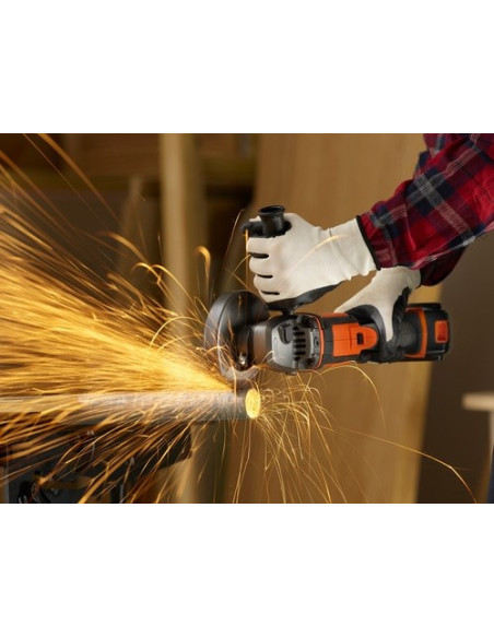 Black & Decker Akumulatorowa Szlifierka Kątowa 18 Volt Bez Baterii I Ładowarki Bcg720N-Xj