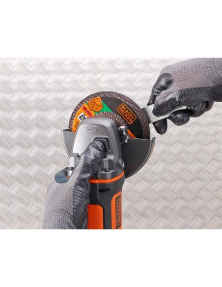 Black & Decker Akumulatorowa Szlifierka Kątowa 18 Volt Bez Baterii I Ładowarki Bcg720N-Xj