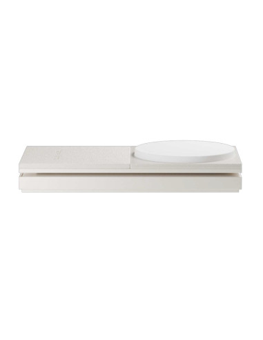 Ładowarka Bezprzewodowa Qi2 15W Do Dwóch Urządzeń - Native Union Rise 2-In-1 Kompatybilna Z Magsafe (Sandstone)