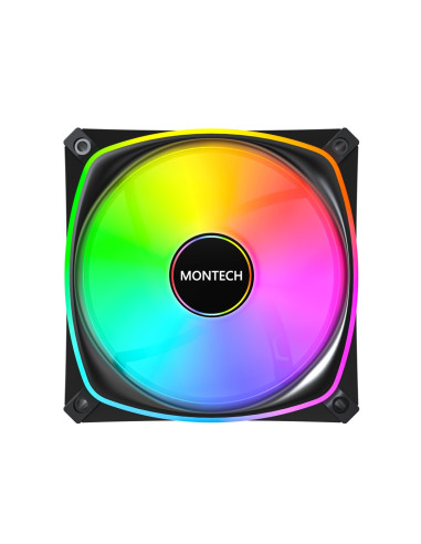 Montech Ax120 Pro Obudowa Komputera Wentylator 12 Cm Czarny 3 Szt.