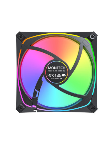 Montech Ax120 Pro Obudowa Komputera Wentylator 12 Cm Czarny 3 Szt.