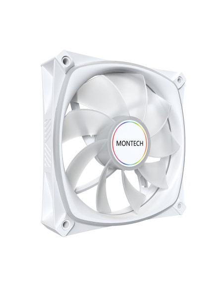 Montech Rx120 Pro Obudowa Komputera Wentylator 12 Cm Biały 3 Szt.