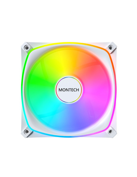 Montech Rx120 Pro Obudowa Komputera Wentylator 12 Cm Biały 3 Szt.