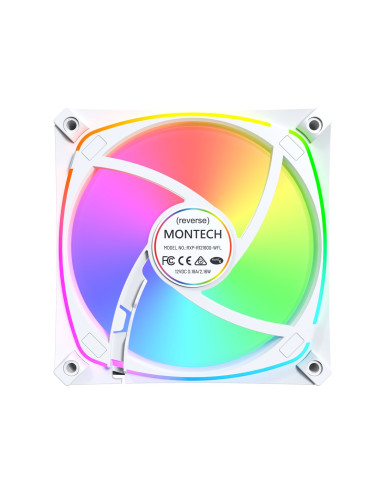 Montech Rx120 Pro Obudowa Komputera Wentylator 12 Cm Biały 3 Szt.