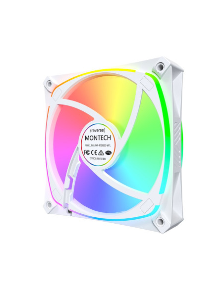Montech Rx120 Pro Obudowa Komputera Wentylator 12 Cm Biały 3 Szt.