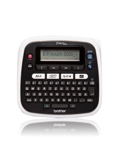 Brother P-Touch D200Wnvp Drukarka Etykiet Termotransferowy 180 X 180 Dpi 20 Mm/S Tze Qwerty