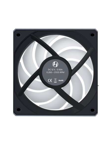 Lian Li 12Rcl1W3B System Chłodzenia Komputerów Obudowa Komputera Wentylator 12 Cm Czarny