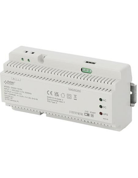 Zasilacz Buforowy Impulsowy Na Szynę Din Grade 2 Ding2-12V5A 13,8V 5A