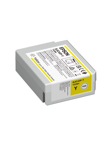 Epson Sjic42P-Y Nabój Z Tuszem 1 Szt. Oryginalny Żółty