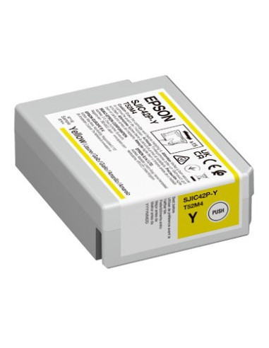 Epson Sjic42P-Y Nabój Z Tuszem 1 Szt. Oryginalny Żółty