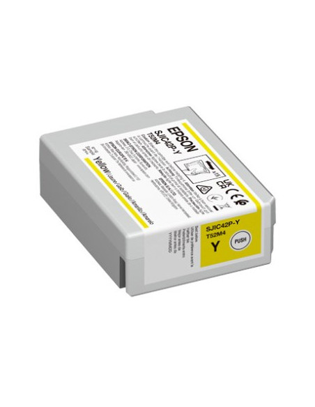 Epson Sjic42P-Y Nabój Z Tuszem 1 Szt. Oryginalny Żółty