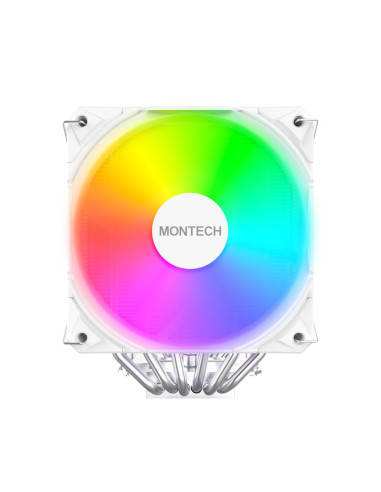 Montech Nx600 Argb Procesor Chłodnica Powietrza 12 Cm Biały 1 Szt.