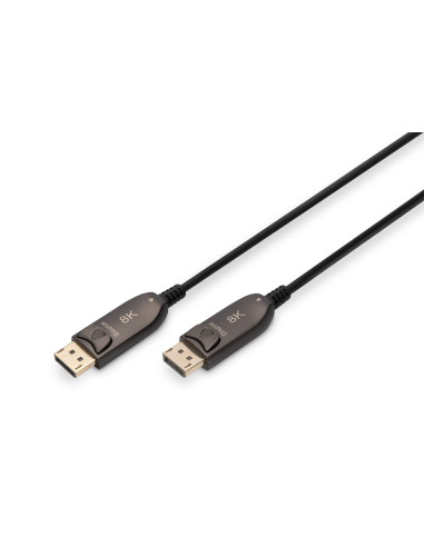 Digitus Kabel Displayport 1.4 Hybrydowy Czarny 10M