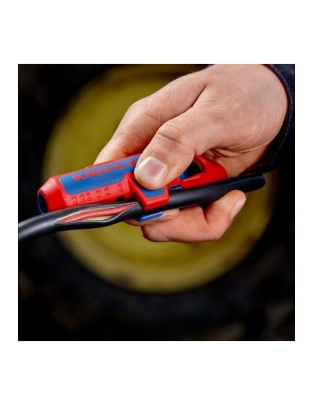 Knipex 16 95 03 Sb Narzędzie Do Zdejmowania Izolacji Niebieski, Czerwony