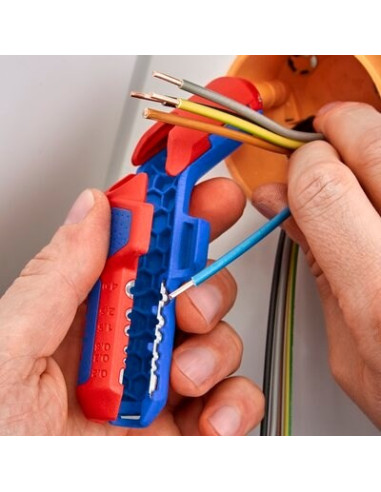 Knipex 16 95 03 Sb Narzędzie Do Zdejmowania Izolacji Niebieski, Czerwony