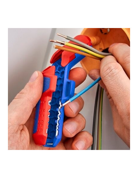 Knipex 16 95 03 Sb Narzędzie Do Zdejmowania Izolacji Niebieski, Czerwony