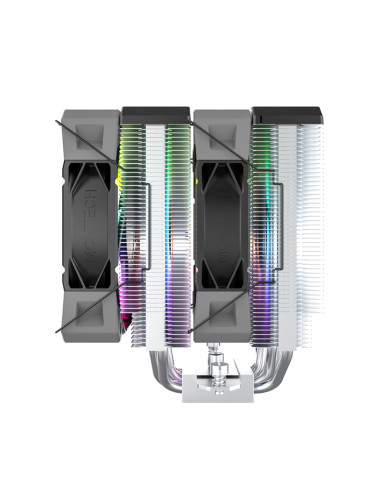 Montech Nx600 Argb Procesor Chłodnica Powietrza 12 Cm Czarny 1 Szt.