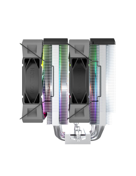 Montech Nx600 Argb Procesor Chłodnica Powietrza 12 Cm Czarny 1 Szt.