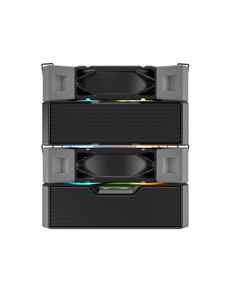 Montech Nx600 Argb Procesor Chłodnica Powietrza 12 Cm Czarny 1 Szt.